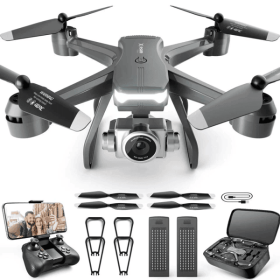 2026 V14 Professional Drone 6K HD Dual Camera Wifi FPV Portable RC Quadcopter 2 BATTERY