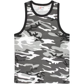 MENS TANK TOP URBAN CAMOUFLAGE (Option: XXXL)