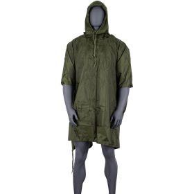 RIPSTOP PONCHO (Option: Black)