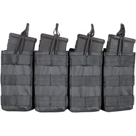 M4 120-ROUND QUAD QUICK DEPLOY POUCH (Option: Black)