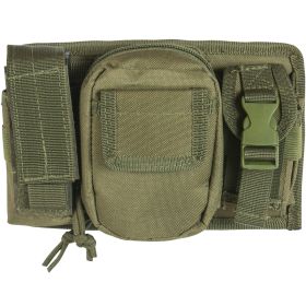 TRIPLE PANEL POUCH (Option: Olive Drab)