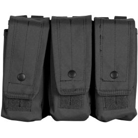 AR-15 / AK-47 TRIPLE MAG POUCH (Option: Black)