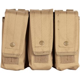 AR-15 / AK-47 TRIPLE MAG POUCH (Option: Coyote)