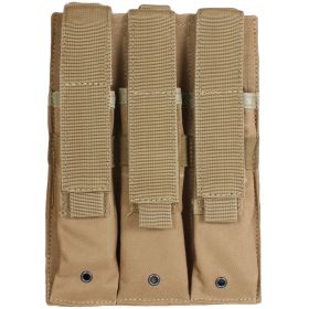 TRIPLE MP 5 MAG POUCH (Option: Coyote)