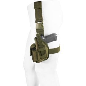 SAS TACTICAL LEG 4" HOLSTER (LEFT) (Option: Olive Drab)