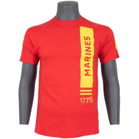 MARINES 1775 T-SHIRT RED (Option: L)