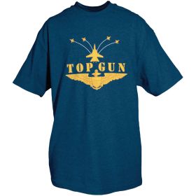 TOP GUN TSHIRT- NAVY (Option: Navy XXXL)