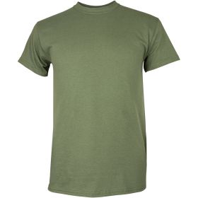 MENS SHORT SLEEVE T-SHIRT (Option: Olive Drab XXXL)