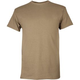 MEN'S SHORT SLEEVE T-SHIRT BROWN (Option: L)