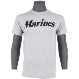 MARINES T-SHIRT GREY (Option: XXL)