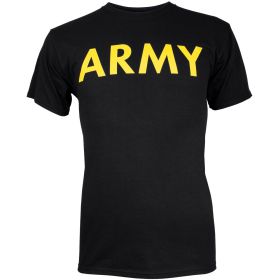 ARMY T-SHIRT YELLOW IMPRINT *DS (Option: Xl *Ds)
