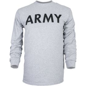 ARMY L/S T-SHIRT GREY *DS (Option: Ds)
