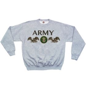 ARMY SEAL CREWNECK SWEATSHIRT GREY (Option: XXXL)