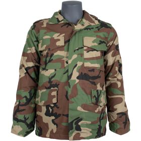 M65 FIELD JACKET W/LINER - WODDLAND CAMO (Option: S)