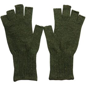 GI SPEC FINGERLESS GLOVES (Option: Olive Drab)