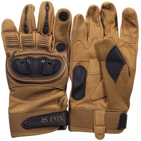 CLAWED HARD KNUCKLE SHOOTER'S GLOVE (Option: Coyote L)