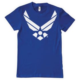 AIR FORCE EMBLEM MEN'S T-SHIRT ROYAL BLUE (Option: L)