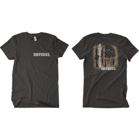 AMERICAN INFIDEL MEN'S T-SHIRT 2-SIDED (Option: L)