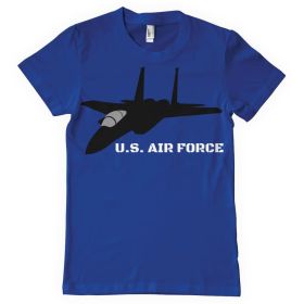 FLIGHT AND FIGHT MEN'S T-SHIRT ROYAL BLUE (Option: L)