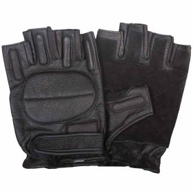 HALF FINGER RAPPELLING  GLOVE (Option: Black S)