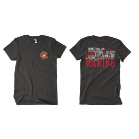 MARINE WORDS MEN'S T-SHIRT 2-SIDED (Option: S)