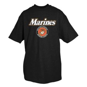 MARINE SEAL BLK T-SHIRT (Option: L)