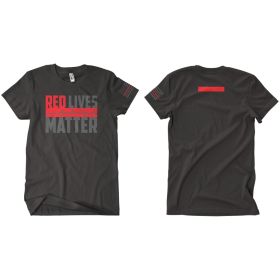 RED LIVES MATTER MEN'S T-SHIRT (Option: Xl)