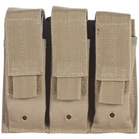 TRIPLE PISTOL MAG POUCH (Option: Coyote)