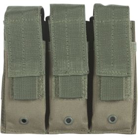 TRIPLE PISTOL MAG POUCH (Option: Olive Drab)
