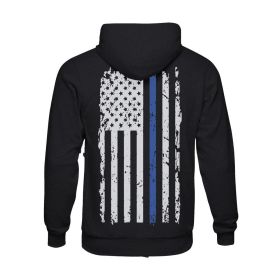 PULLOVER/HOODED VINTAGE BLUE LINE (Option: L)