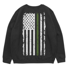 VINTAGE GREEN LINE CREWNECK SWEATSHIRT (Option: XXL)